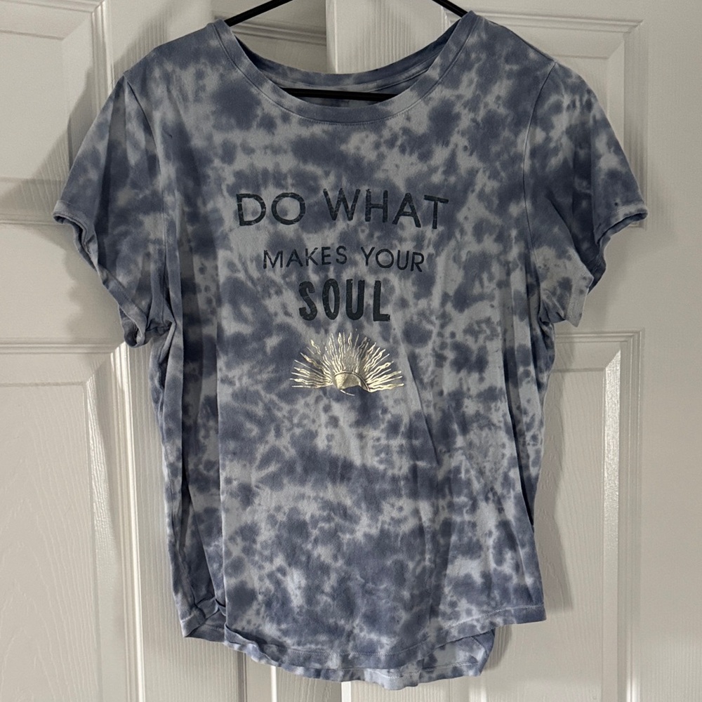 Old Navy Blue Tie-Dye Short Sleeve Tee